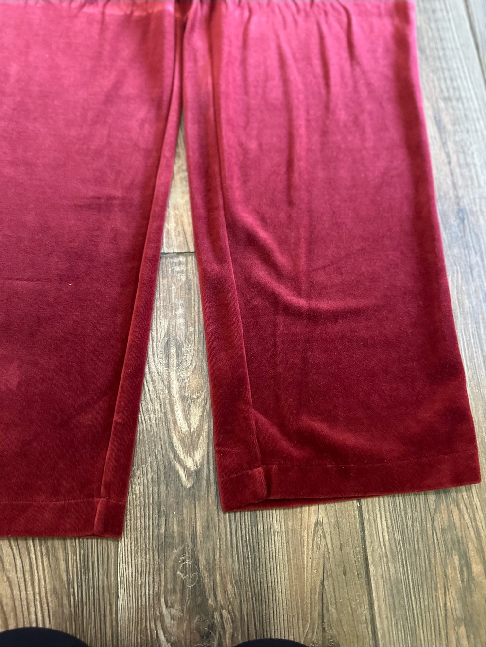 D'lifestyle Velour Zip Hoodie and Pants Set in Deep Wine - Picture 17 of 17